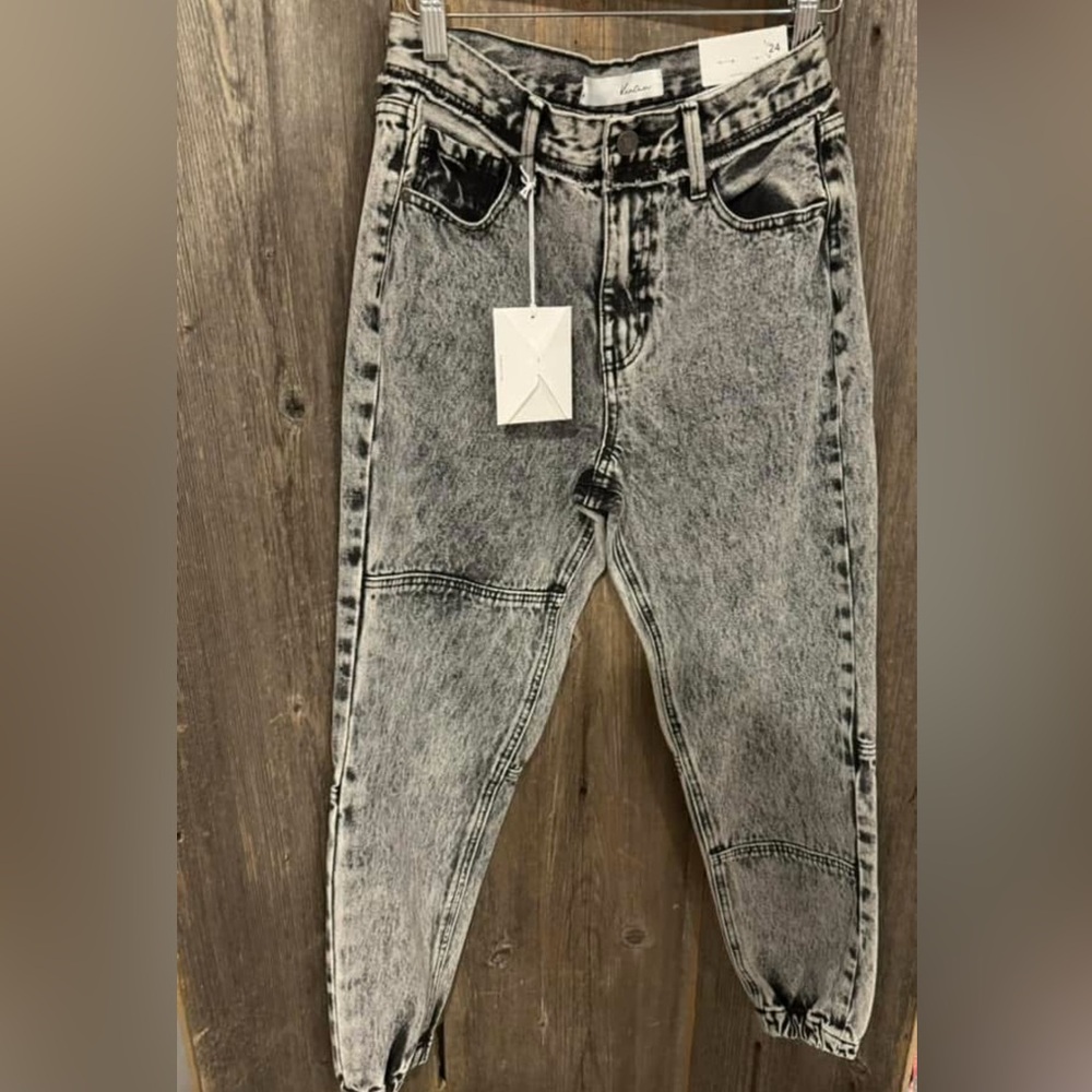 Kancan denim joggers